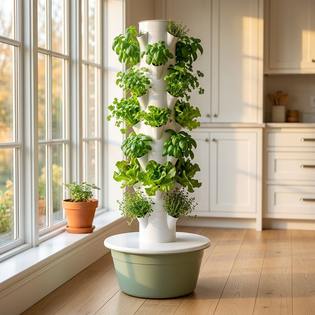 Grow 48 Plants at Home 4–6x Faster, With 90% Less Water