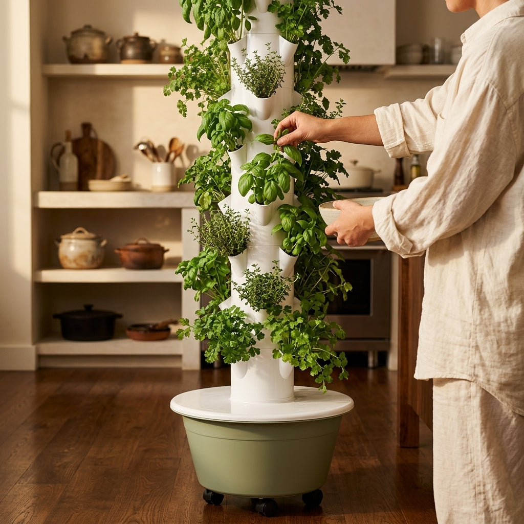 Grow 48 Plants at Home 4–6x Faster, With 90% Less Water