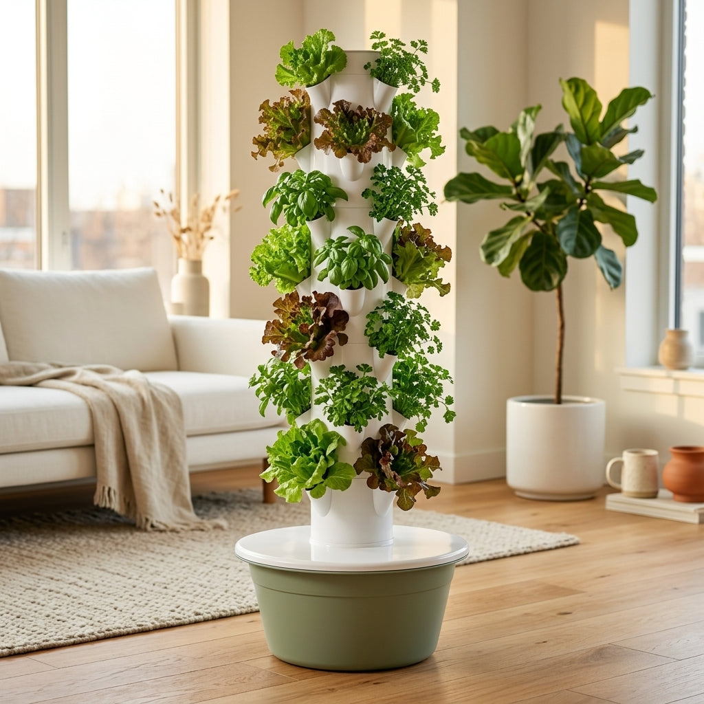 Grow 48 Plants at Home 4–6x Faster, With 90% Less Water